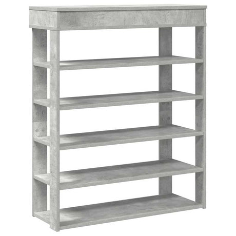 Vidaxx skostativ 80x30x98 cm konstrueret træ betongrå