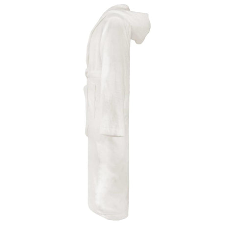 Vidaxl badjas kinn wit xxxl katoen