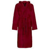 Vidaxl badjas kinn rood l katoen