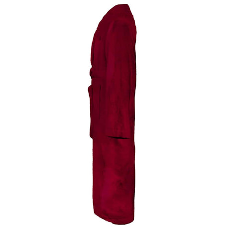 Vidaxl badjas kinn rood xl katoen