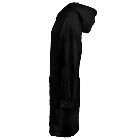 Vidaxl deken hoodie kinn zwart l katoen