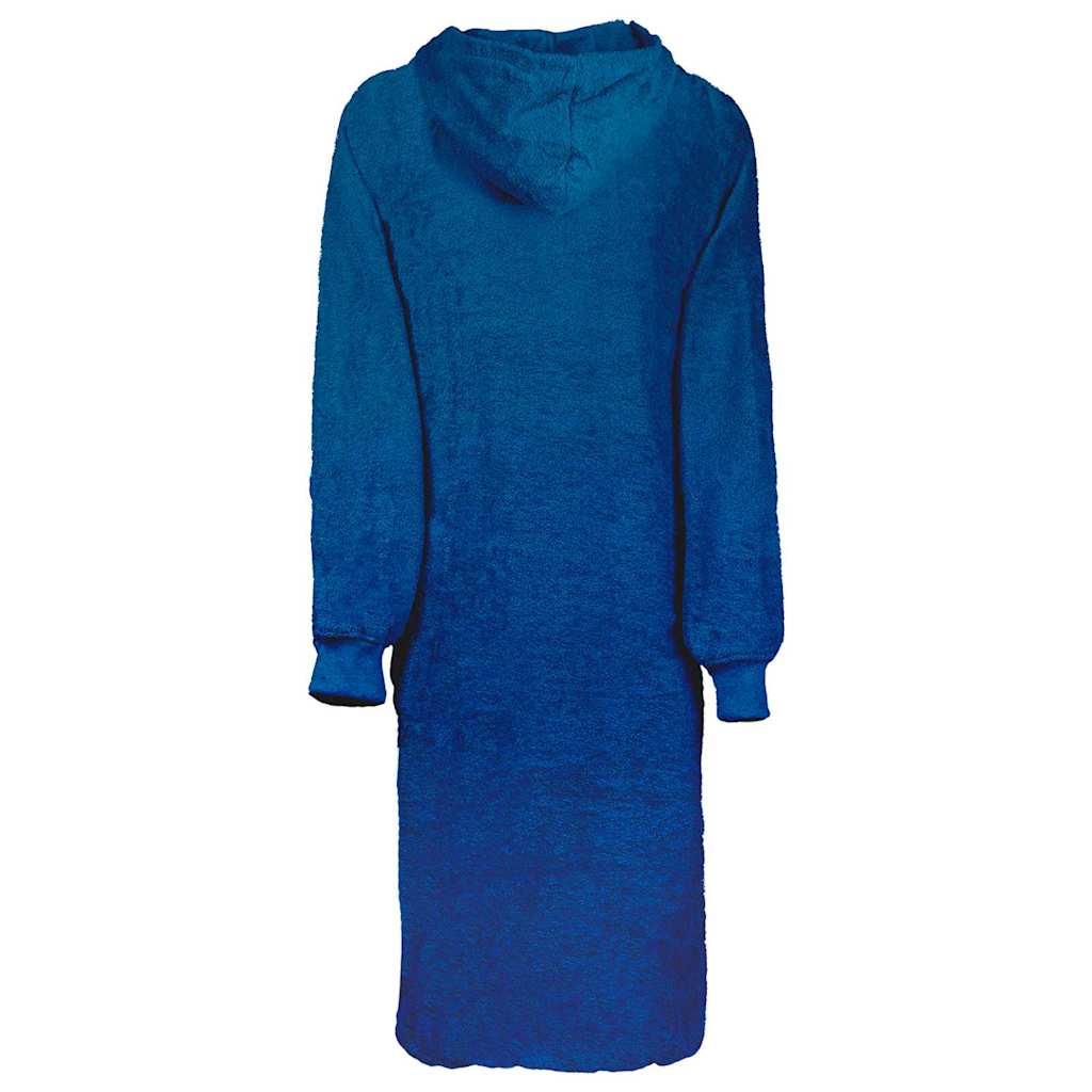 Vidaxl deken hoodie kinn marineblauw xl katoen
