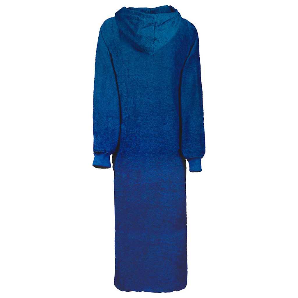 Vidaxl deken hoodie kinn marineblauw xxl katoen