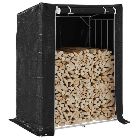 Vidaxx brændestativ med regnslag 150x100x200 cm galvaniseret stål