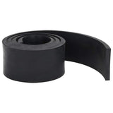 Vidaxxl gummikant til sneplov 150x10x1 cm sort