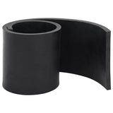 Vidaxx gummikant til sneplov 80x15x1 cm sort