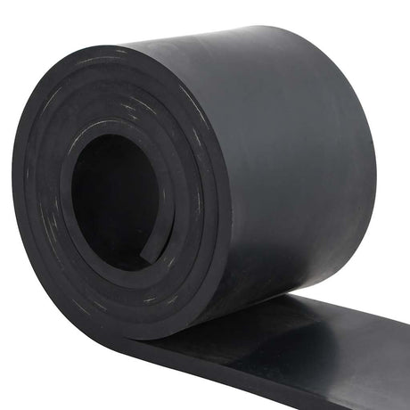 Vidaxxl gummikant til sneplov 300x15x1 cm sort