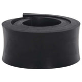 Vidaxx gummikant til sneplov 80x10x2 cm sort