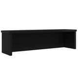 Vidaxl keukenrek stapelbaar 50x15x16 cm bewerkt hout zwart