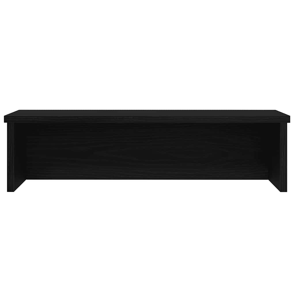 Vidaxl keukenrek stapelbaar 50x15x16 cm bewerkt hout zwart