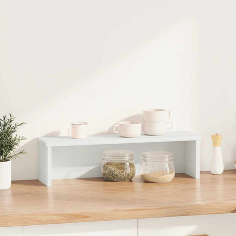 Vidaxx køkkenreol stabelbar 60x15x16 cm konstrueret træ hvid