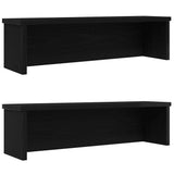 Vidaxx køkkenreoler stabelbare 2 stk 60x15x16 cm sort