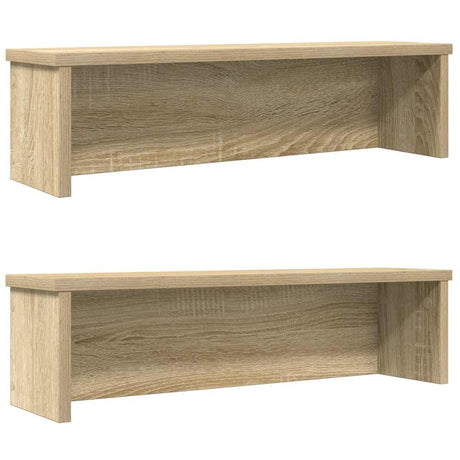 VidaXL køkkenreoler stabelbare 2 stk 60x15x16 cm sonoma eg-farvet