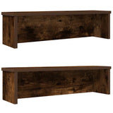 Vidaxx køkkenreoler stabelbare 2 stk 60x15x16 cm røget eg