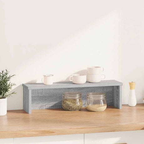 Vidaxx køkkenreol stabelbar 60x15x16cm konstrueret træ, grå sonoma eg