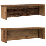 Vidaxx stabelbare køkkenreoler 2 stk 60x15x16 cm gamle træfarvede