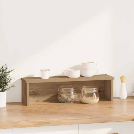Vidaxx køkkenreol stabelbar 60x15x16 cm udført i håndværkstræ i eg