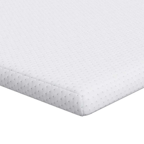 Vidaxl matrastopper wit 100 x 200 cm jacquard stof