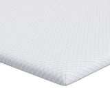 Vidaxl matrastopper wit 80 x 200 cm jacquard stof
