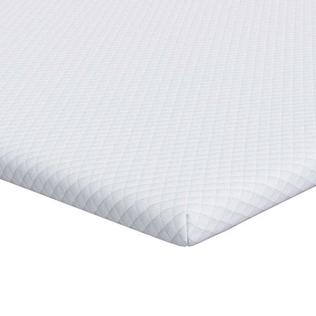 Vidaxl matrastopper wit 100 x 200 cm jacquard stof