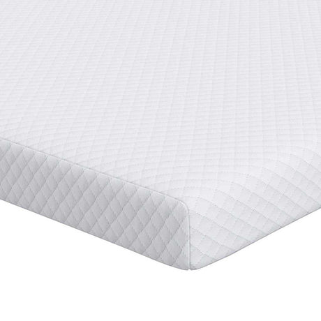 Vidaxl matrastopper wit 100 x 200 cm jacquard stof