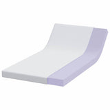Vidaxl matrastopper wit 100 x 200 cm jacquard stof