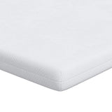 Vidaxl matrastopper wit 140 x 200 cm jacquard stof