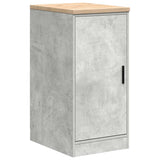 Vidaxl garagekast 40x51x85 cm massief grenenhout betongrijs