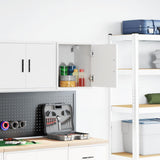 Vidaxl garagewandkast bewerkt hout wit