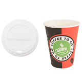 Vidaxl papieren koffiekopjes met deksel 1000 st 4oz 100 ml