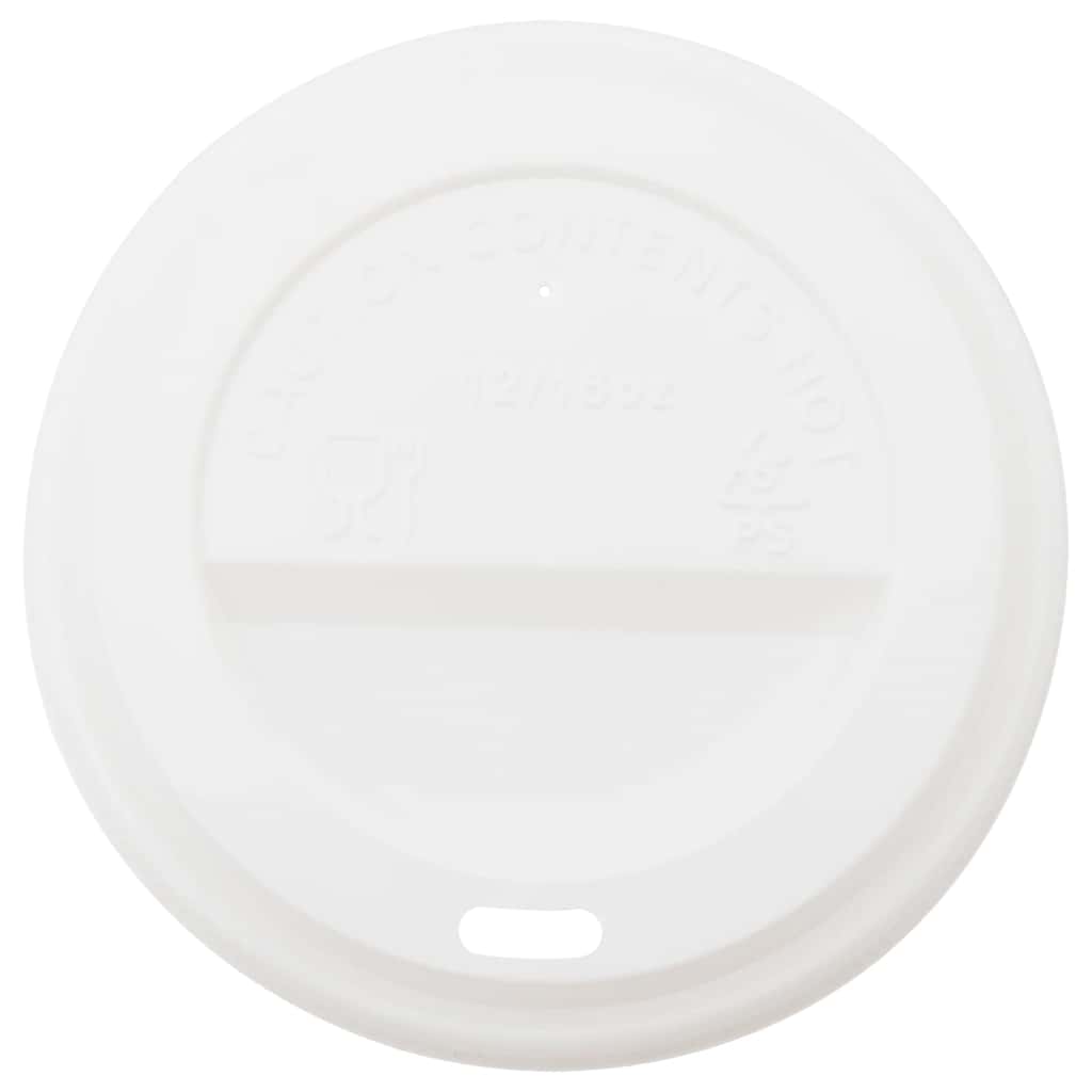 Vidaxl papieren koffiekopjes met deksel 1000 st 12oz 300 ml