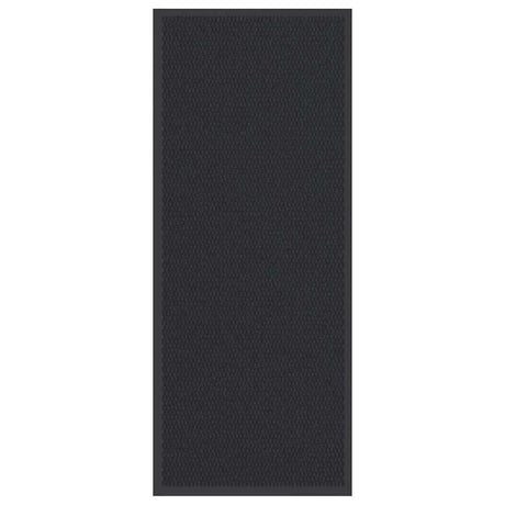 Vidaxl deurmat 60x150 cm zwart