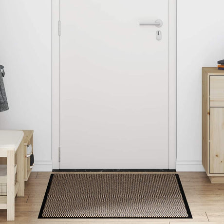 Vidaxl deurmat 90x150 cm bruin