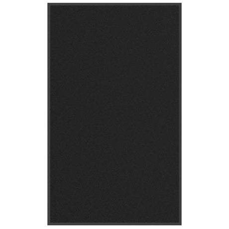 Vidaxl deurmat 90x150 cm zwart