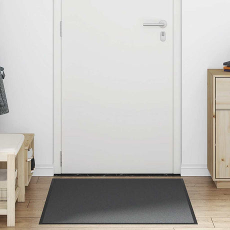 Vidaxl deurmat 90x150 cm antracietkleurig