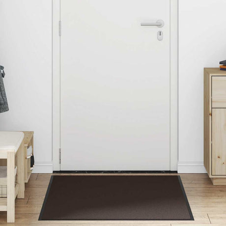 Vidaxl deurmat 90x150 cm bruin