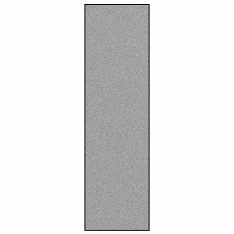 Vidaxl deurmat 115x400 cm grijs