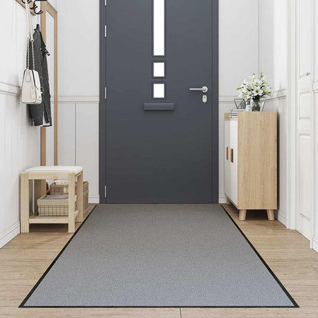 Vidaxl deurmat 115x500 cm grijs