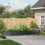 Vidaxl plantenbak 360x40x40 cm koudgewalst staal zwart