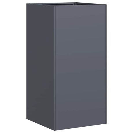 Vidaxl plantenbak 40x40x80 cm koudgewalst staal antracietkleurig
