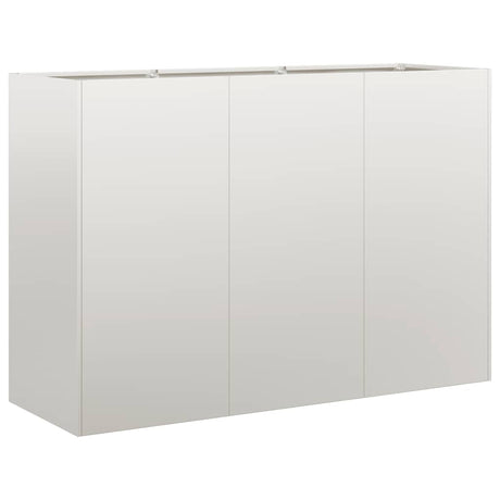 Vidaxl plantenbak 120x40x80 cm roestvrij staal