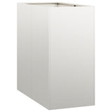 Vidaxl plantenbak 40x80x80 cm roestvrij staal