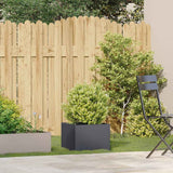 Vidaxl plantenbak 40x40x30 cm staal antracietkleurig