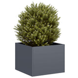 Vidaxl plantenbak 40x40x30 cm staal antracietkleurig