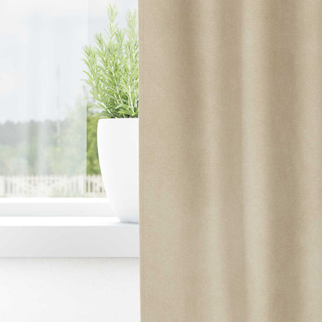 Vidaxl verduisterende gordijnen 2 pcs crème 140 x 140 cm fluweel