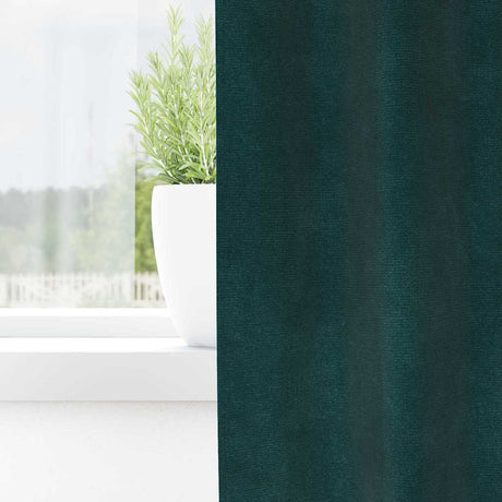 Vidaxl verduisterende gordijnen 2 pcs donkergroen 140 x 245 cm fluweel