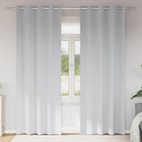 Vidaxl zwart-out gordijnen met ringen 2 pcs bleekgrijs 260 x 140 cm