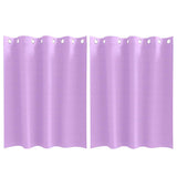 Vidaxl zwart-out gordijnen met ringen 2 pcs paars 140 x 140 cm