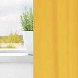 Vidaxl zwart-out gordijnen met ringen 2 pcs mosterdgeel 245 x 140 cm