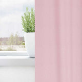 Vidaxl zwart-out gordijnen met ringen 2 pcs babyroze 140 x 140 cm